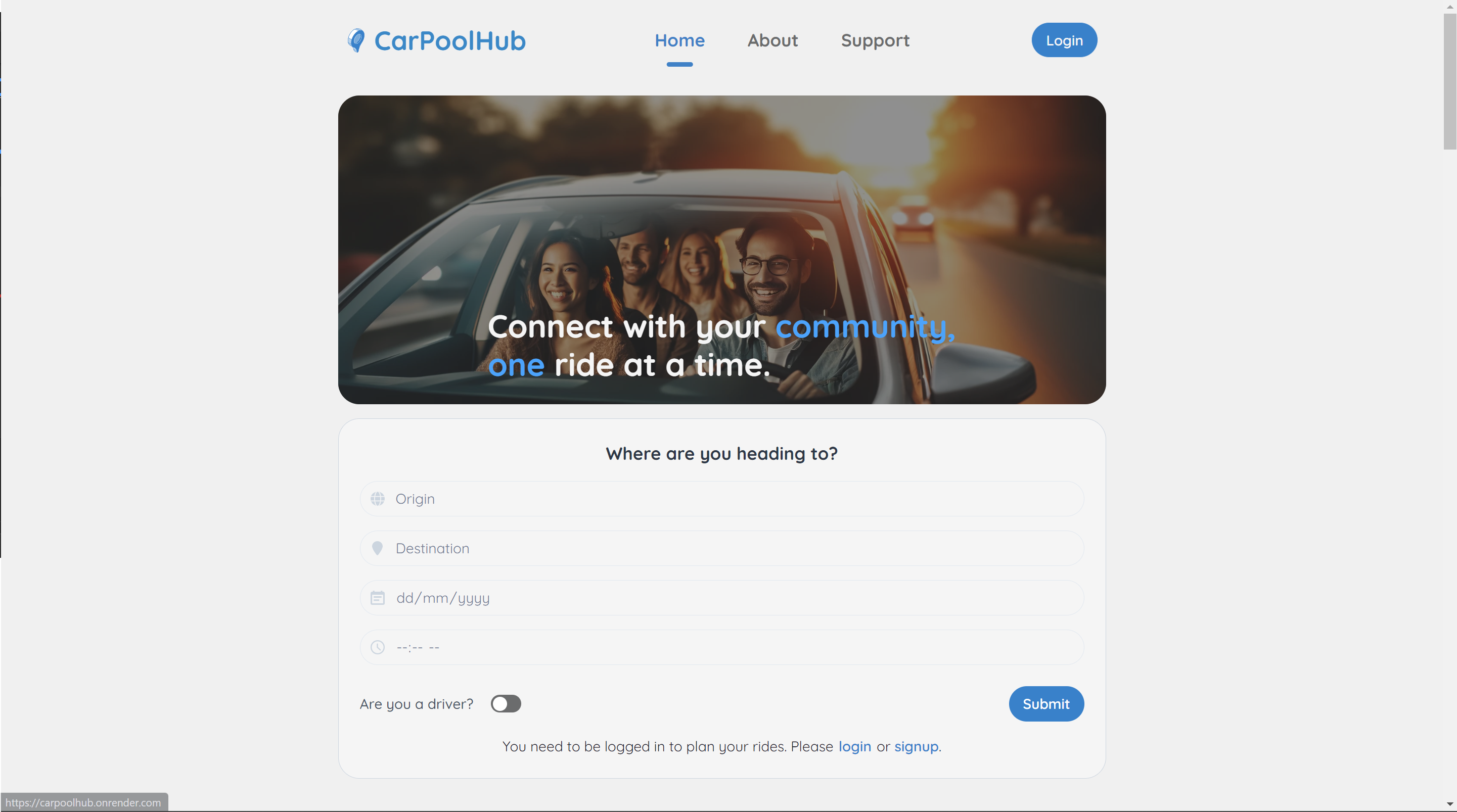 CarPoolHub
